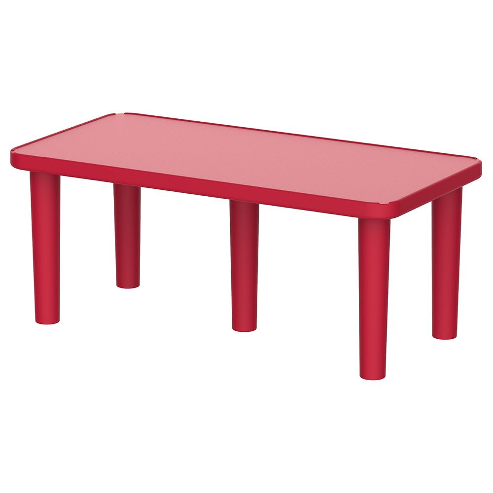 Plastic table best sale 6 seater