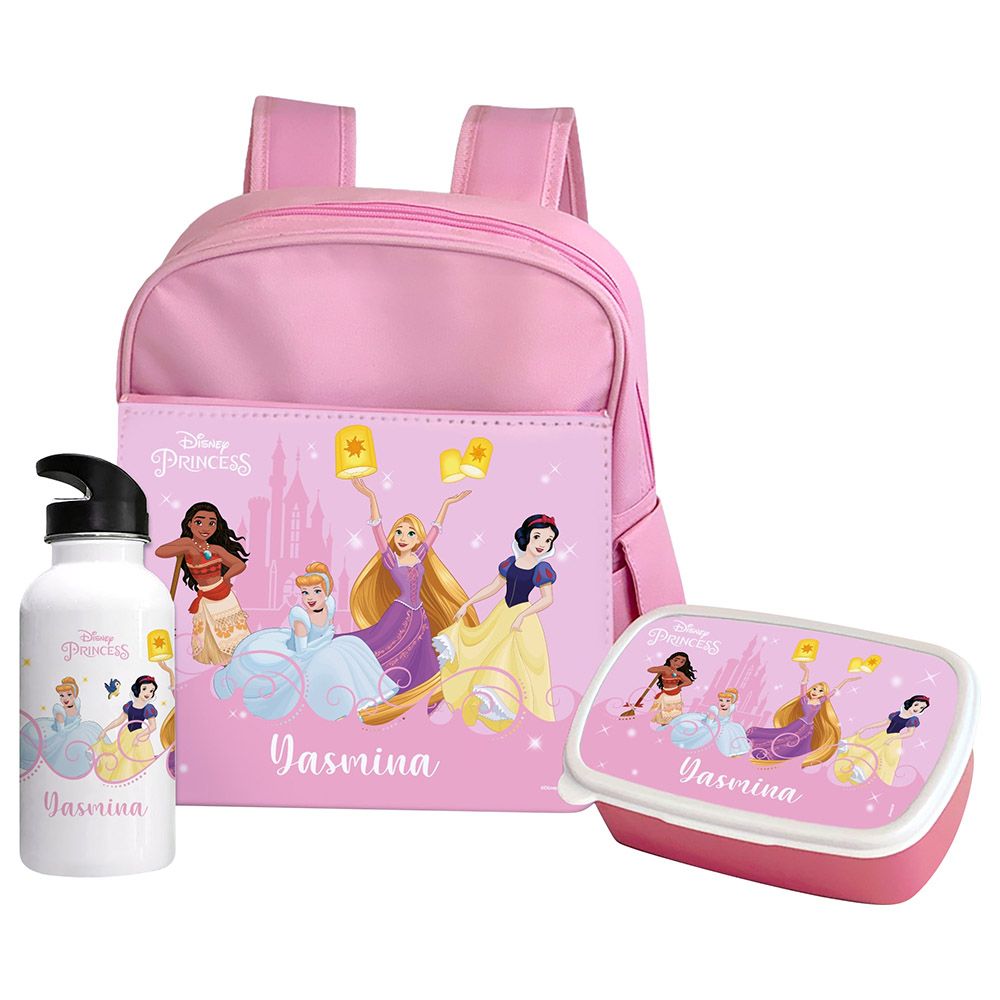 Disney princess hotsell backpack set