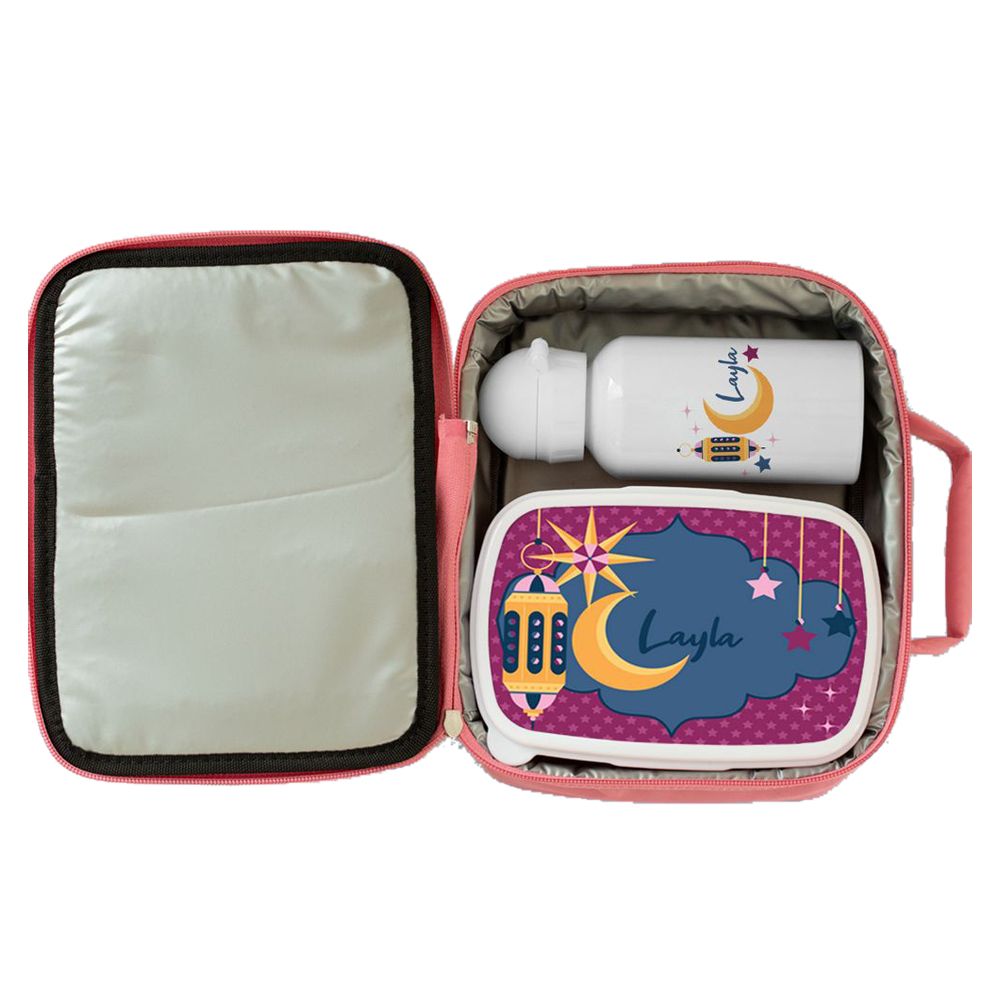 Layla MultiColor And Simple Lunch Box For Kids, Girls & Boys With