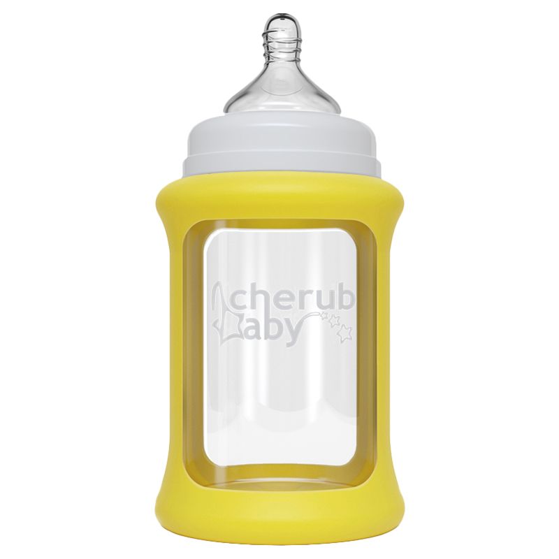 Cherub baby glass store bottle