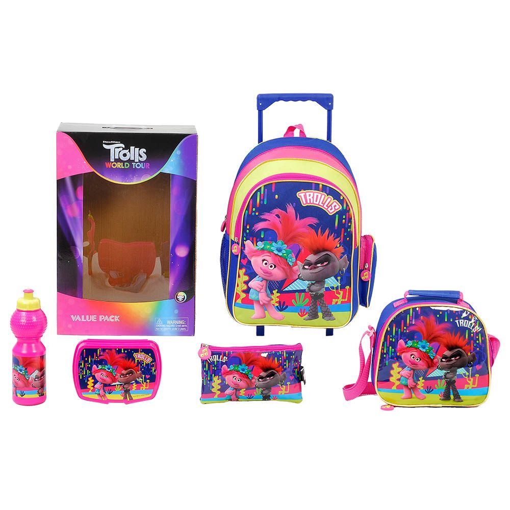 Universal Studios - Trolls 2 - Lunch Box - Pink