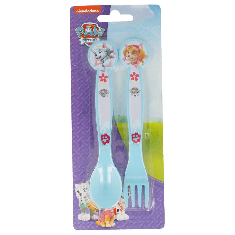 Buy Paw Patrol Girls Children's Kids 3pcs Cutlery Set, /Fork/Spoon