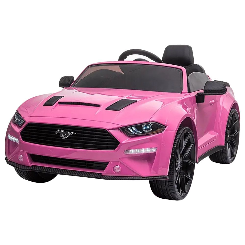 kids pink electric car