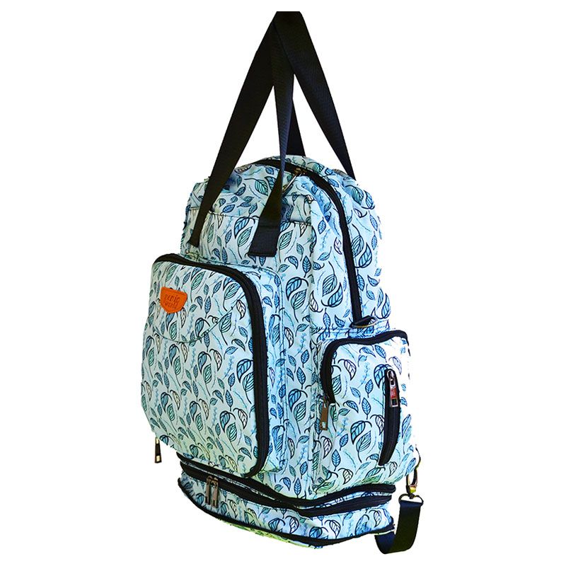 Blue backpack diaper store bag