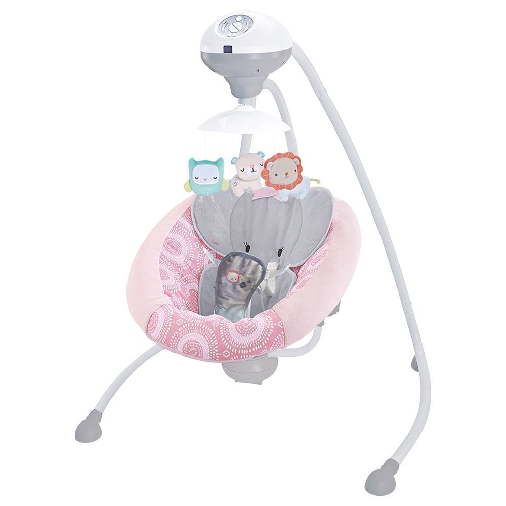 Fisher price baby swing hotsell pink elephant