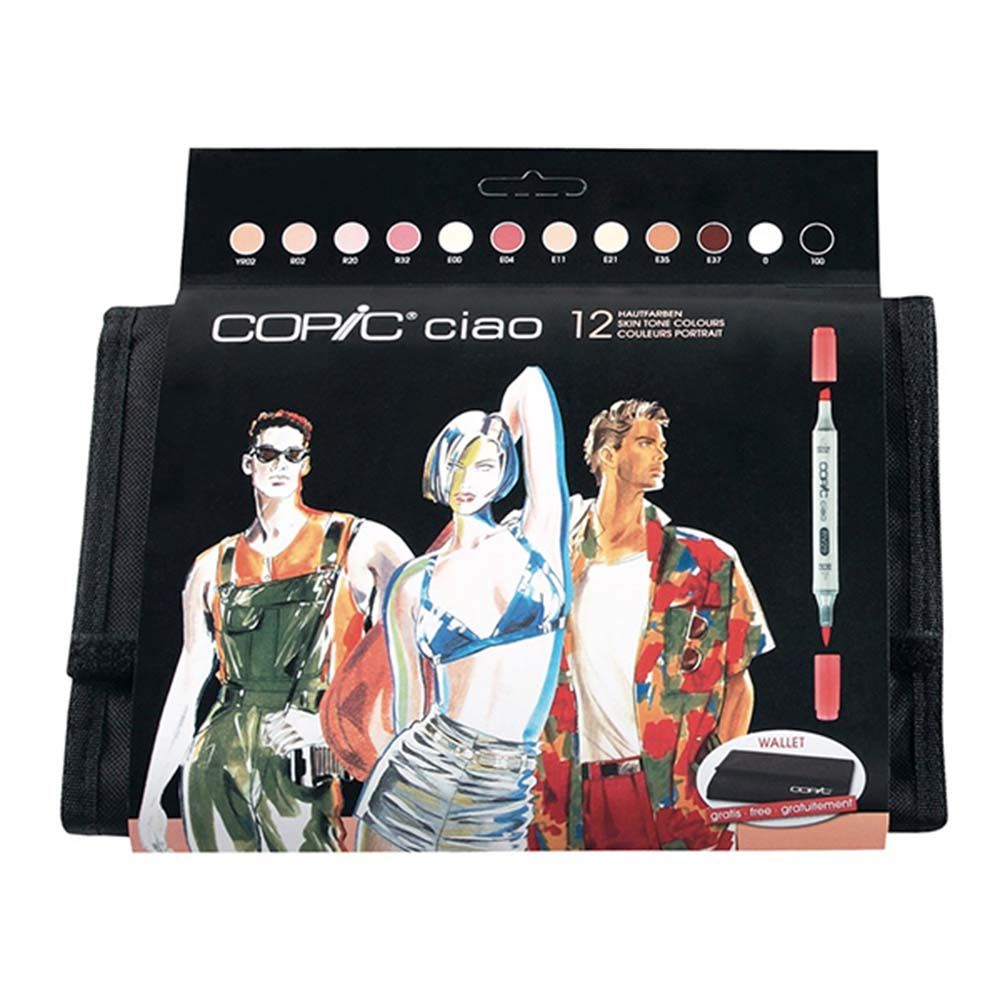 Copic - Ciao Skin Tone Set (12pcs in wallet)