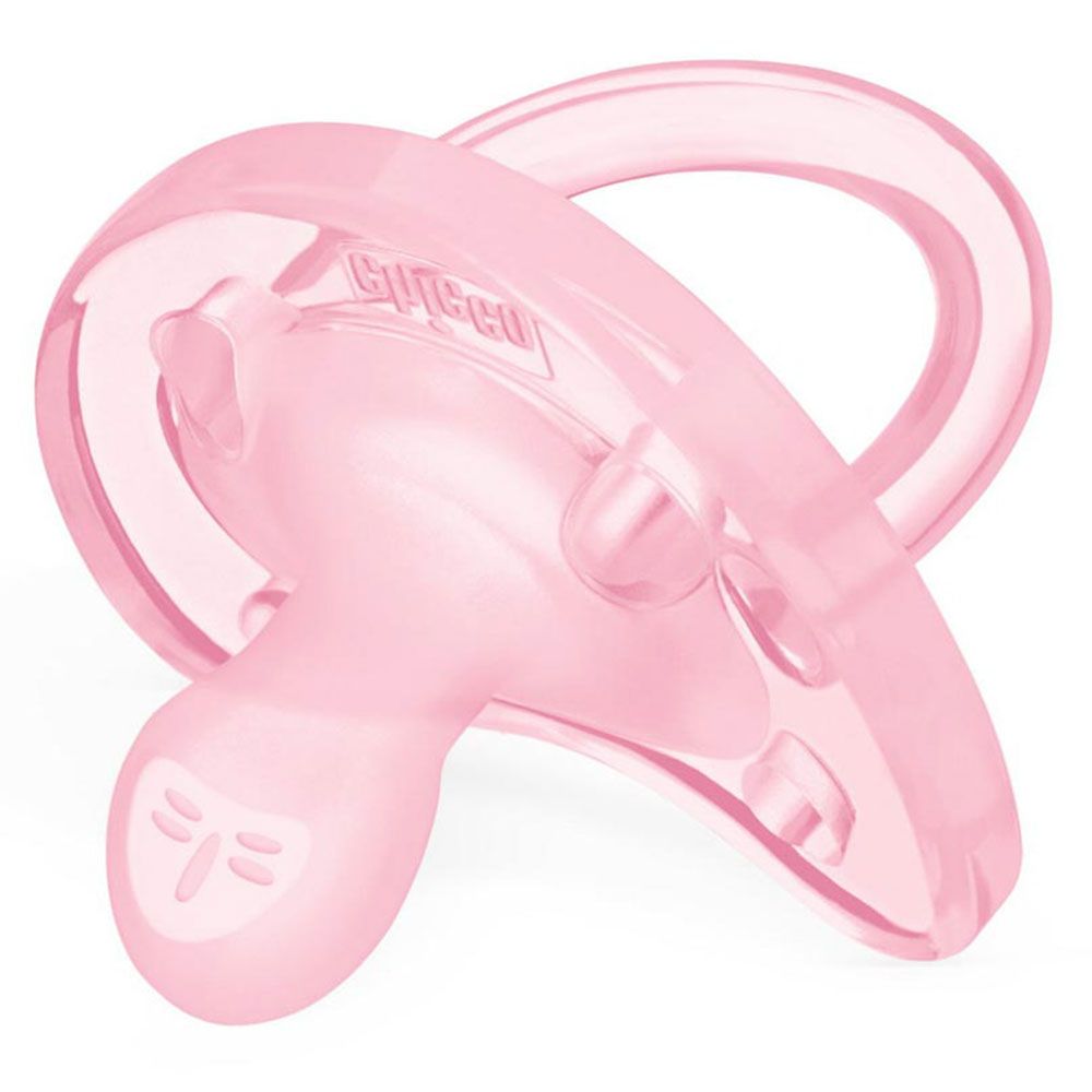 Chicco PhysioForma Soft Silicone Pacifier - Pink 0-6M 2pc