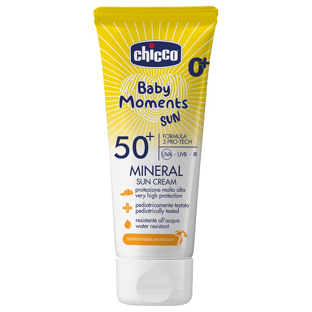 Chicco - Baby Moments Mineral SPF 50+ Sun Cream - 75ml