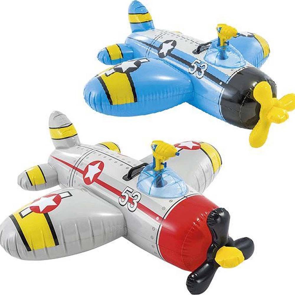 Intex water gun plane best sale ride on