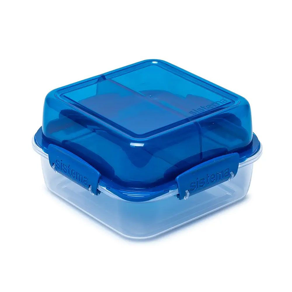 Sistema Klip It To Go Stack Lunch Container Square 1.24l