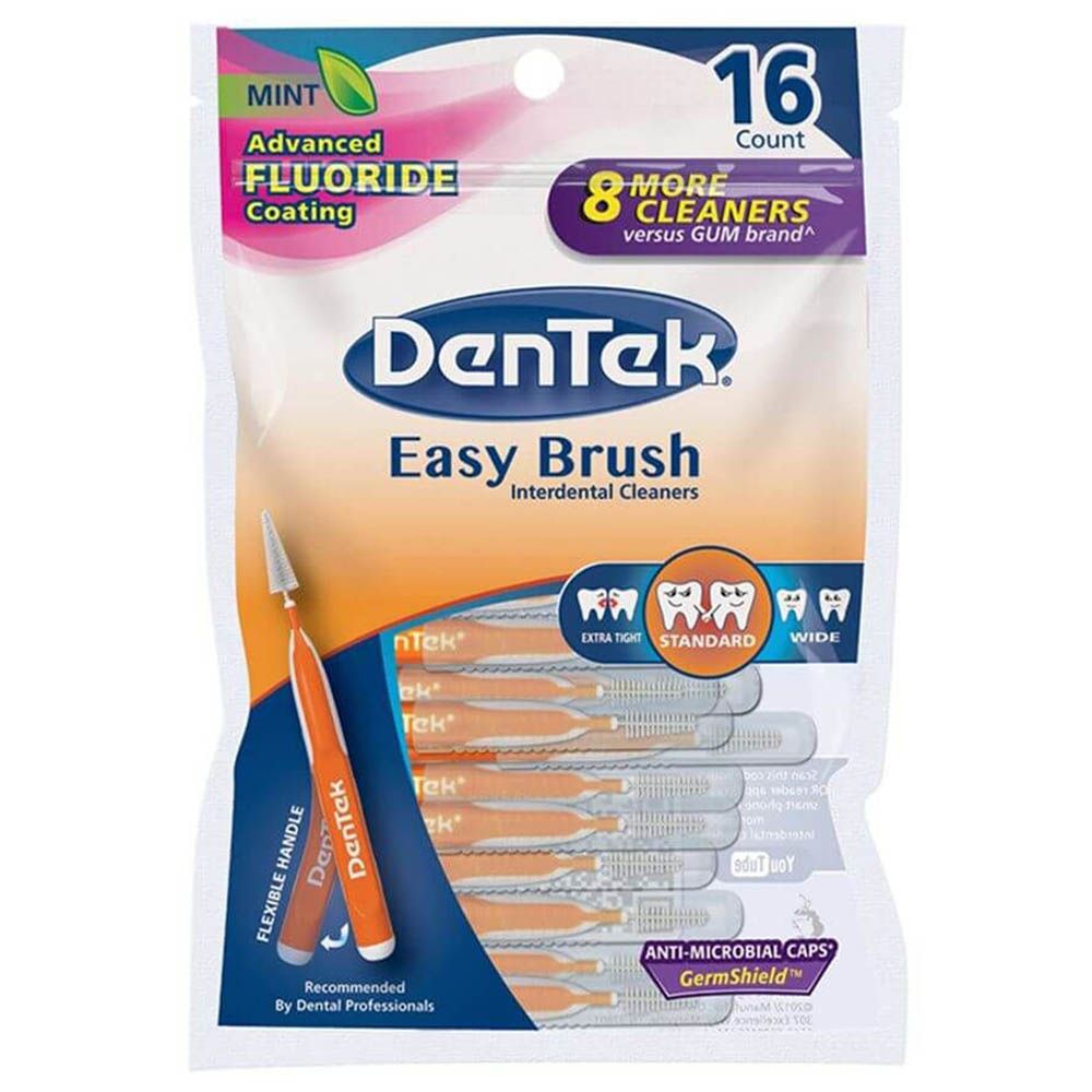 DenTek Slim Brush, Professional Interdental Cleaners, Tight Teeth