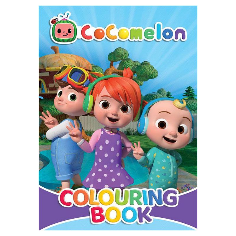 CoComelon Kids 32 Page Colouring Book Activity Craft Pad ABC Pre-school  Learning