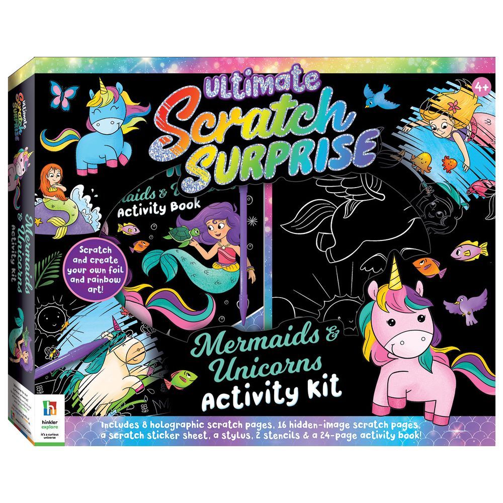 Enchanted Scratch Painting Kit, Paper Scratch Art Set