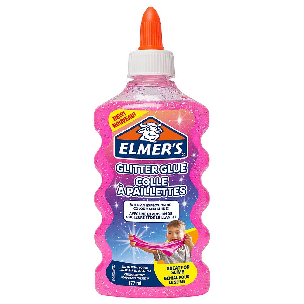 Elmer's Glue Deluxe Starter Slime Kit | Slime Supplies | Clear School Glue  & Glitter Glue Pens, 3 Count