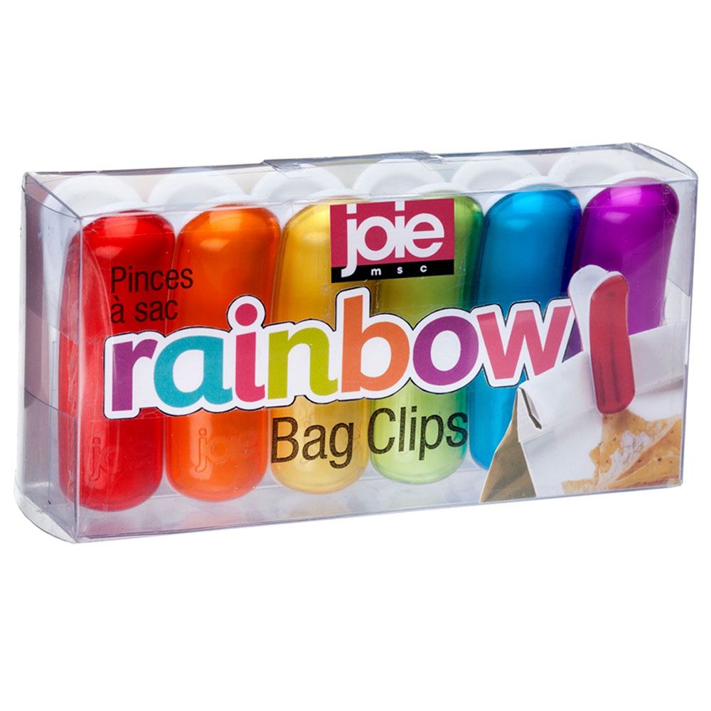 Joie - Rainbow Bag Clips 6pc-Set  Buy at Best Price from Mumzworld