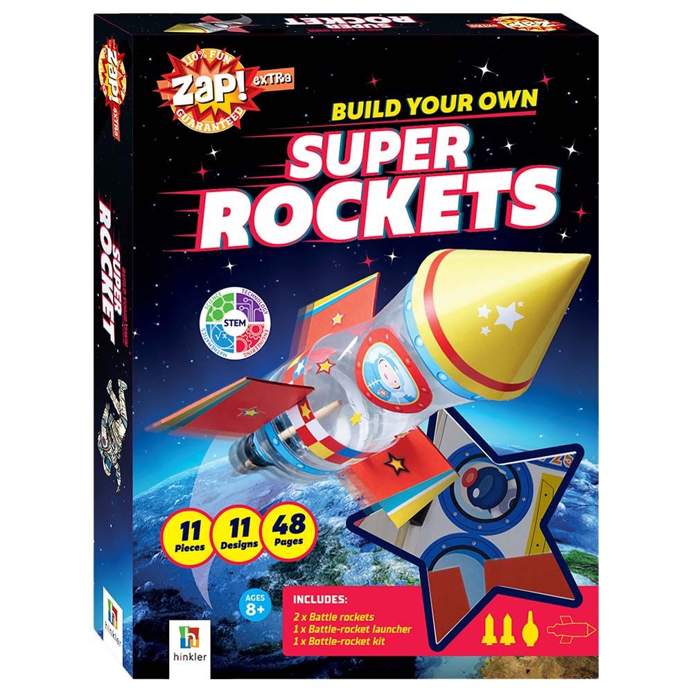 Hinkler - Zap Extra Build Your Own Super Rockets Kit