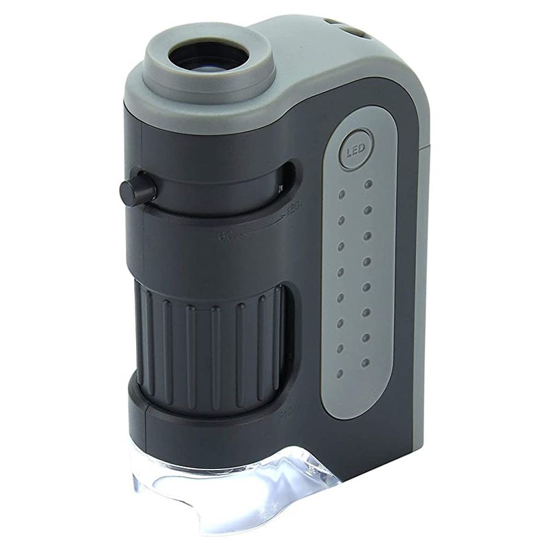 Pocket Microscope, LED, 120X, Handheld Portable Microscope