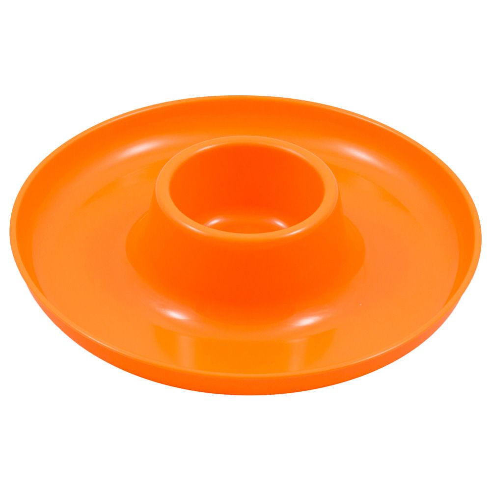 Orange plastic clearance plates