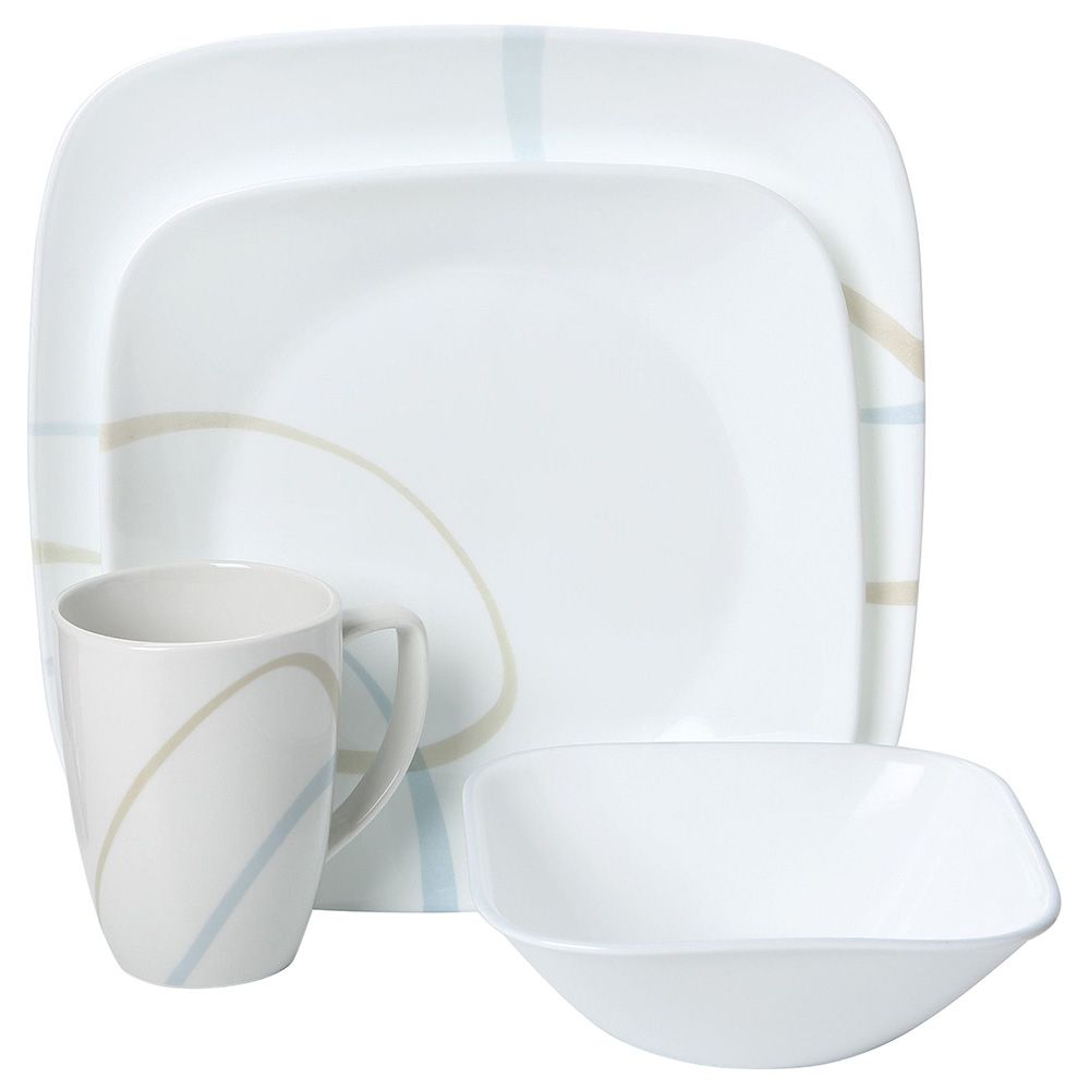 Corelle shimmering cheap white