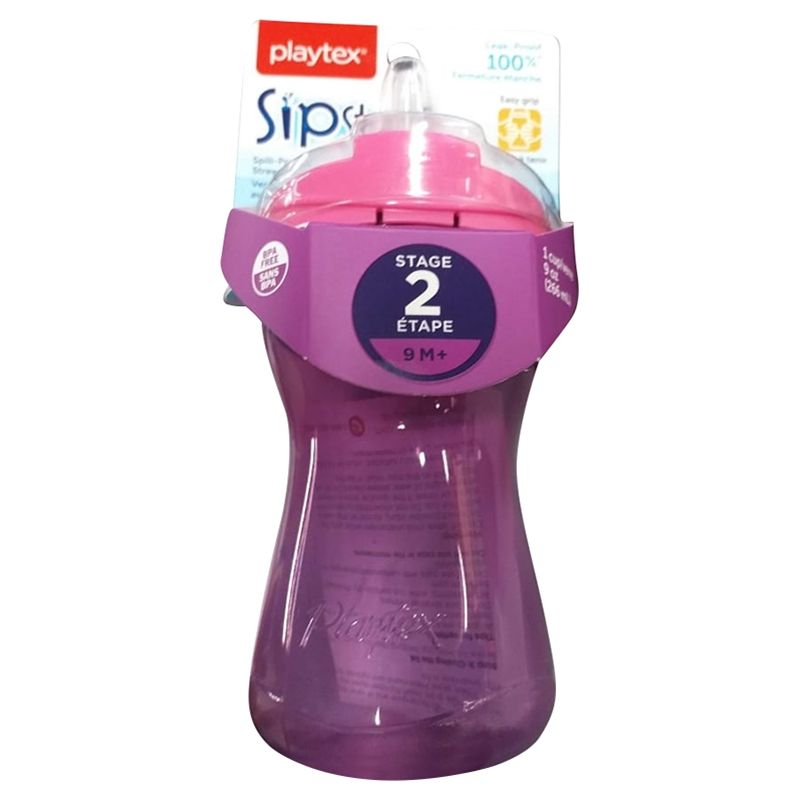 Playtex Sipsters Spill-Proof Milk & Water Straw Cups for Kids 2