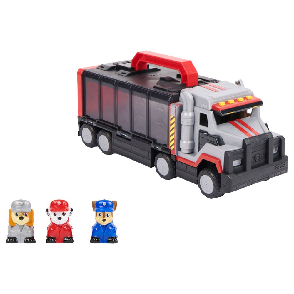 Vehicule 2 en 1 mighty pups paw patrol, vehicules-garages