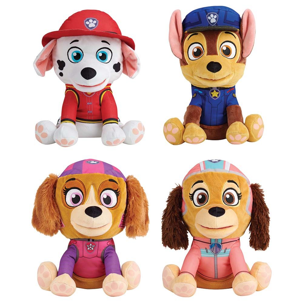 Paw Patrol Movie Play Say Plush Puppets Assorted 1pc Buy