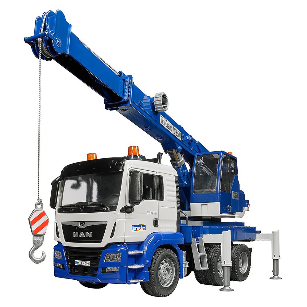 Bruder man crane store truck