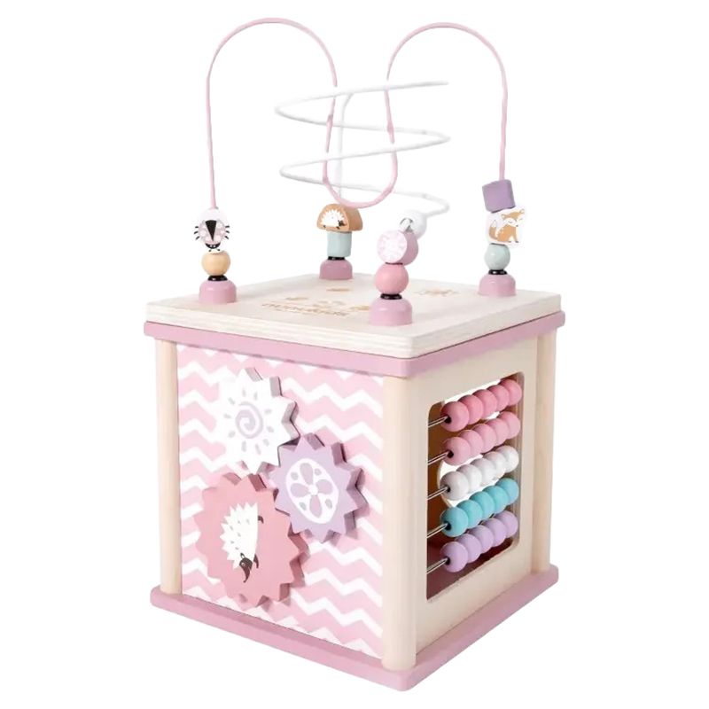 Pink store activity cube