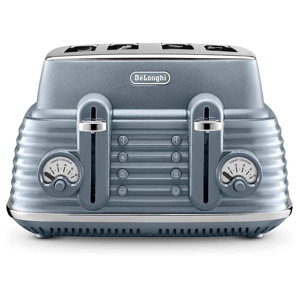 Delonghi Scolpito 4 Slice Toaster Blue Buy at Best Price