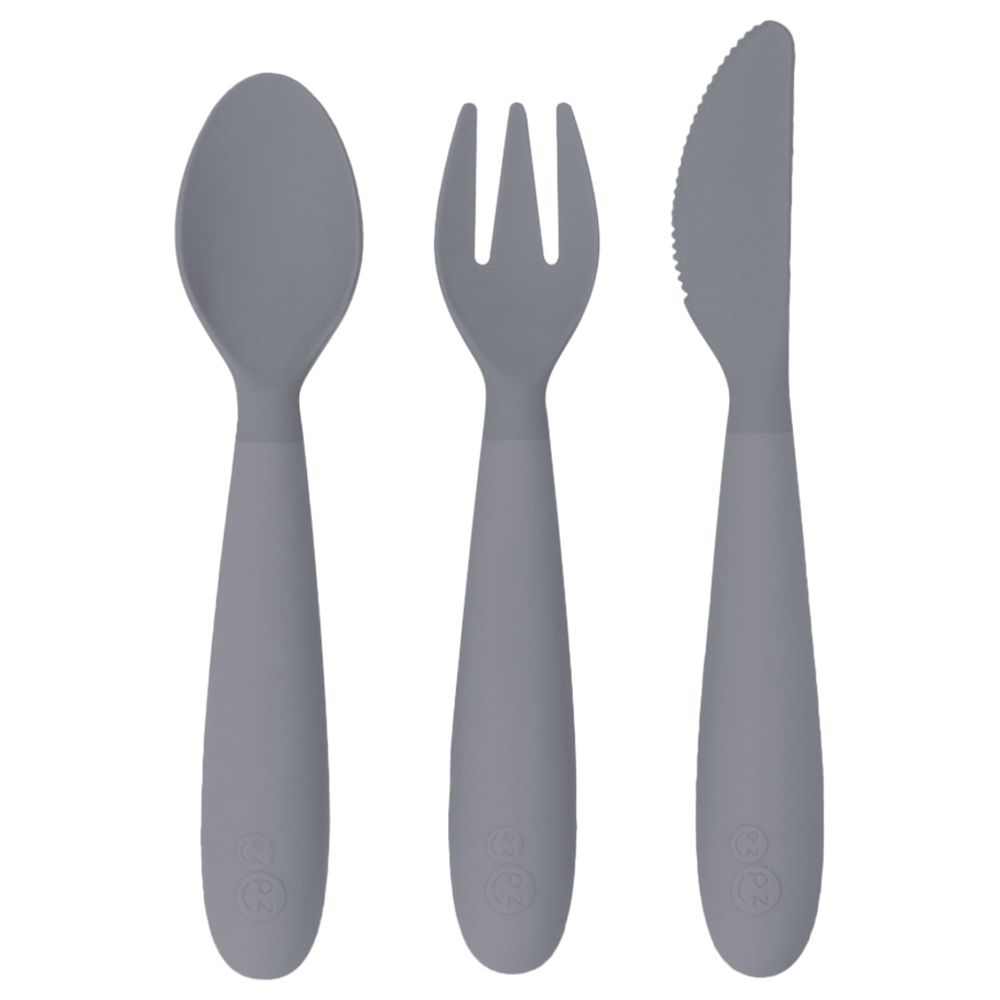 ezpz - Mini Utensils, Pewter