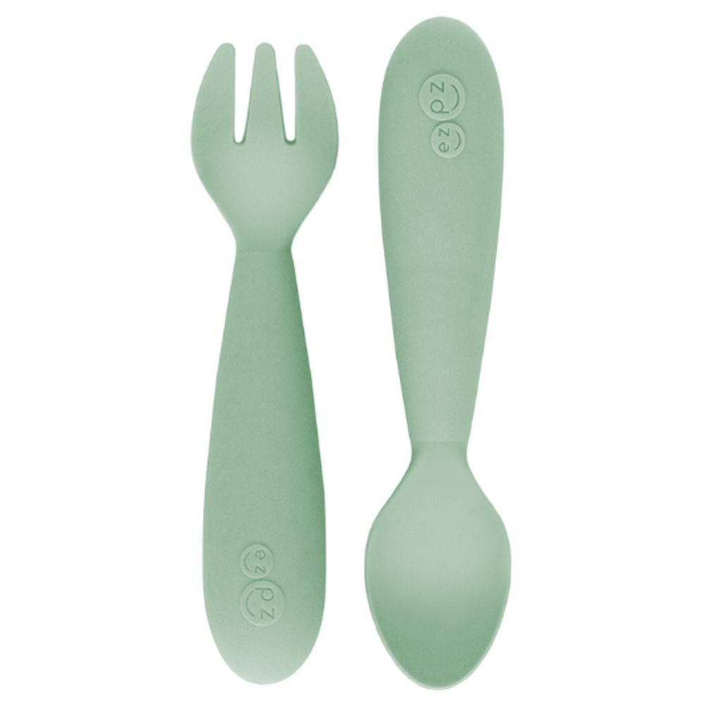 Silicone Spoon 2-Pack Sage & Beet