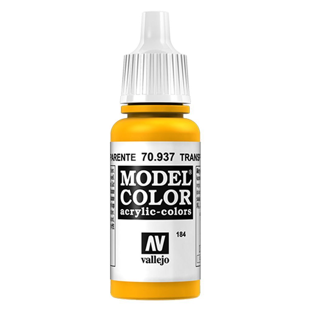 Vallejo - 70.937 Model Color Paint 17ml - Transparent Yellow