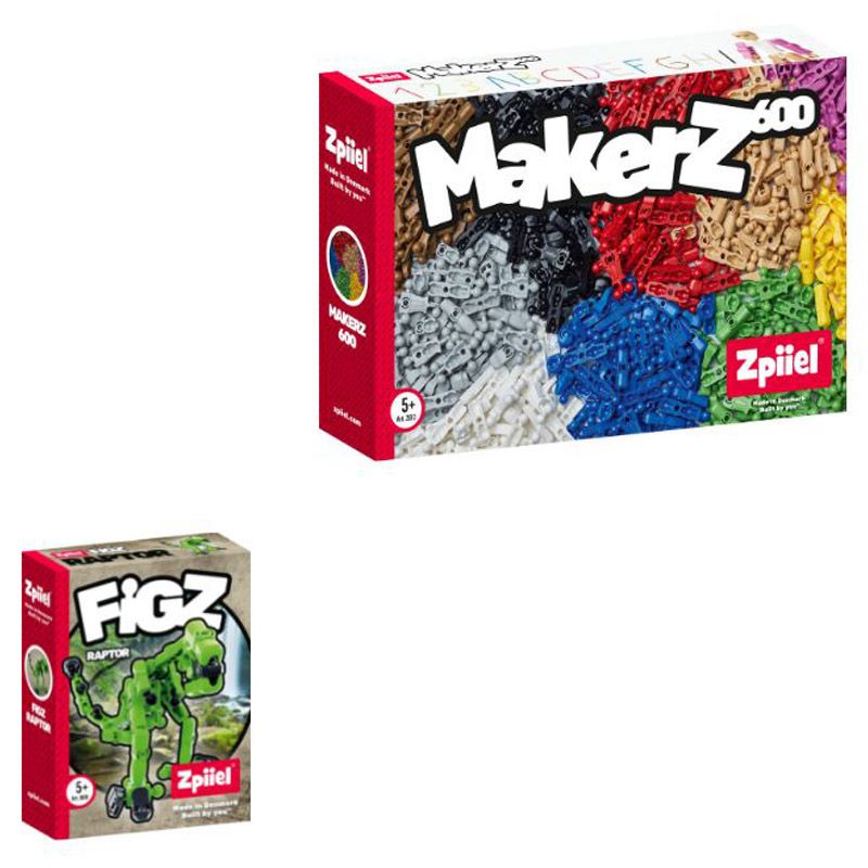 Zpiiel - Makerz Building Set 600pcs w/ Figz Raptor