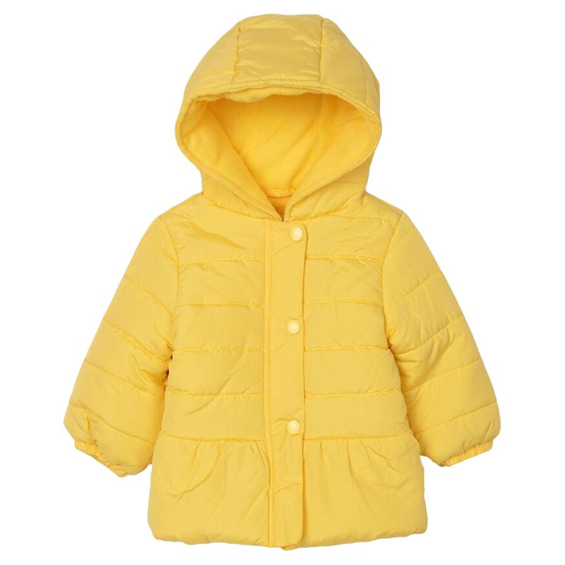 Girls yellow hot sale padded coat