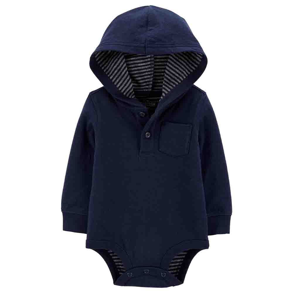 Baby fleece sales onesie with hood