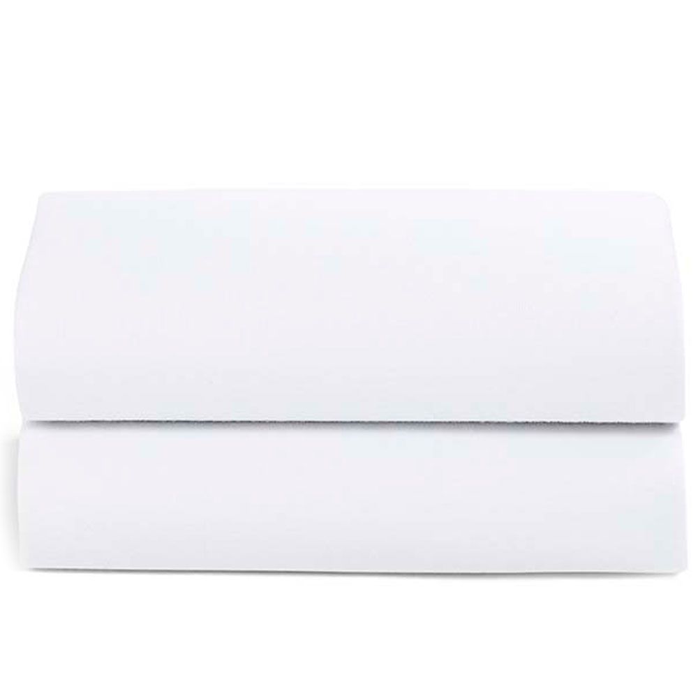 Snuz SnuzPod Crib Fitted Sheets Pack of 2 White Buy at Best