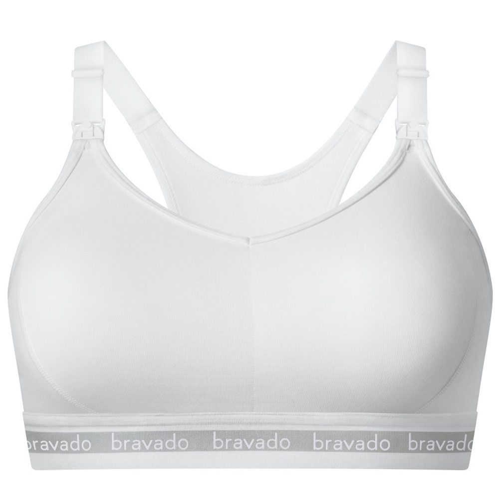 Bravado Original Full Cup Nursing Bra, White Medium