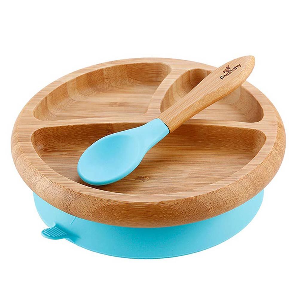 Munchkin - Bambou Suction Bowl & Silicone Spoon