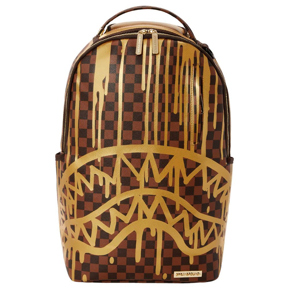 Gold drip outlet backpack