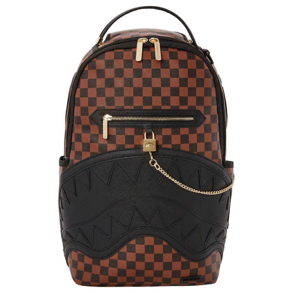 Sprayground Kid Split Henny Montecarlo Backpack - Brown