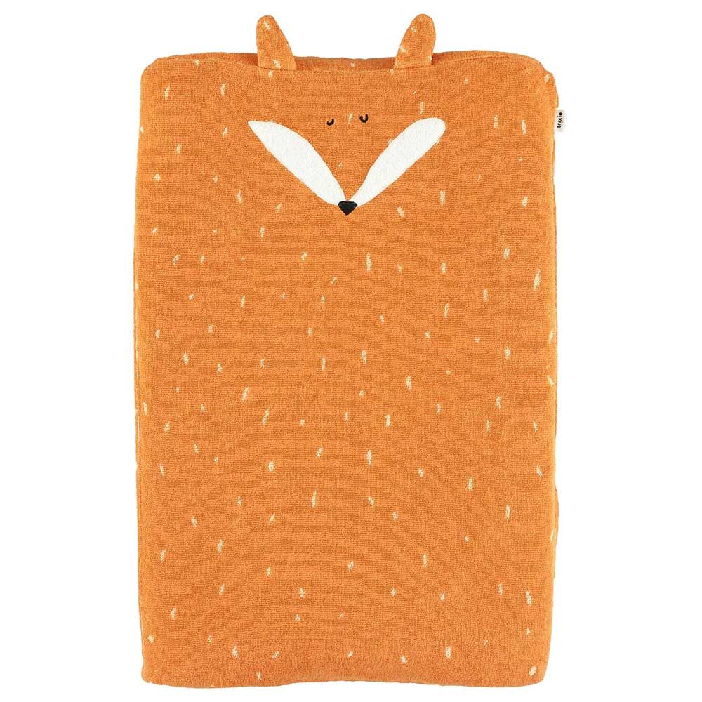 Orange changing pad on sale cover