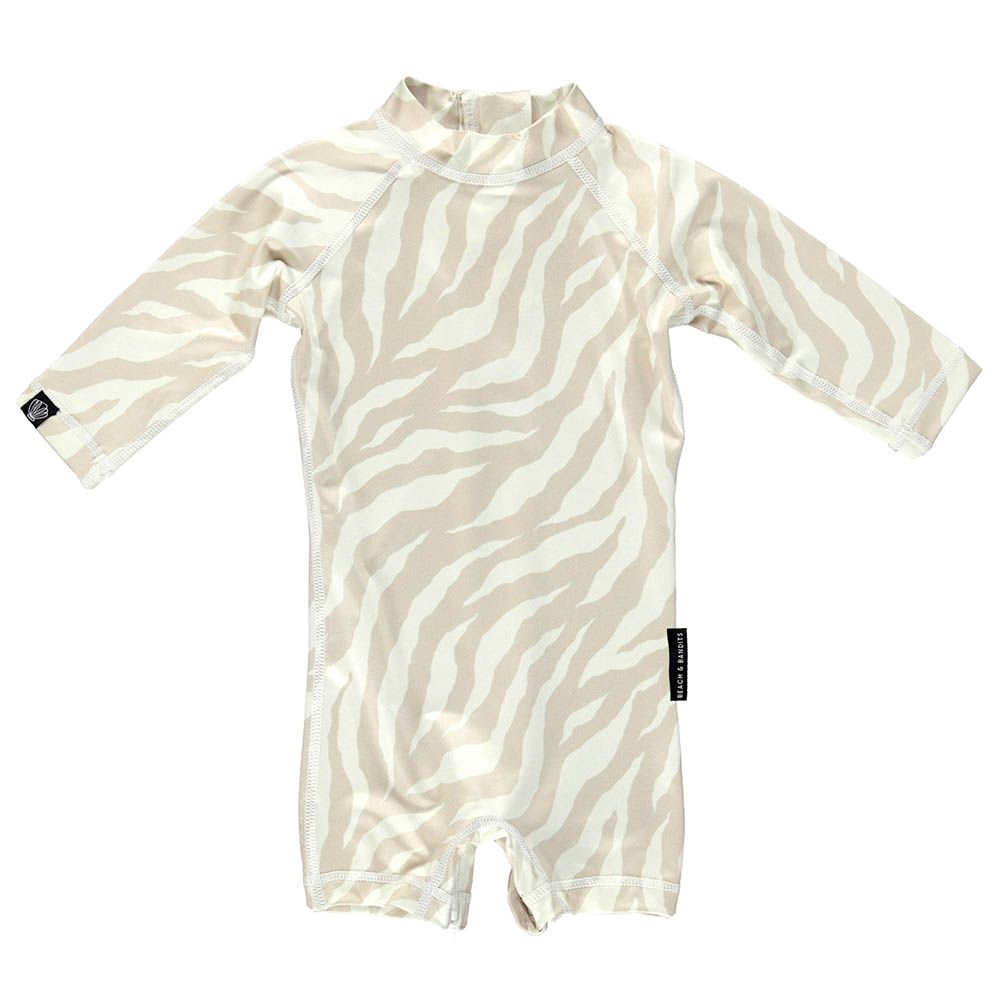 Beach & Bandits - Creamy Kelp Babysuit - Pearl