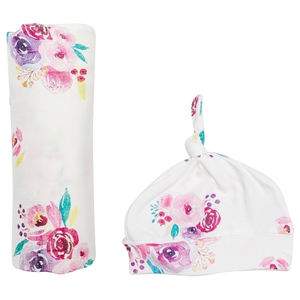 Swaddle blanket hot sale and hat