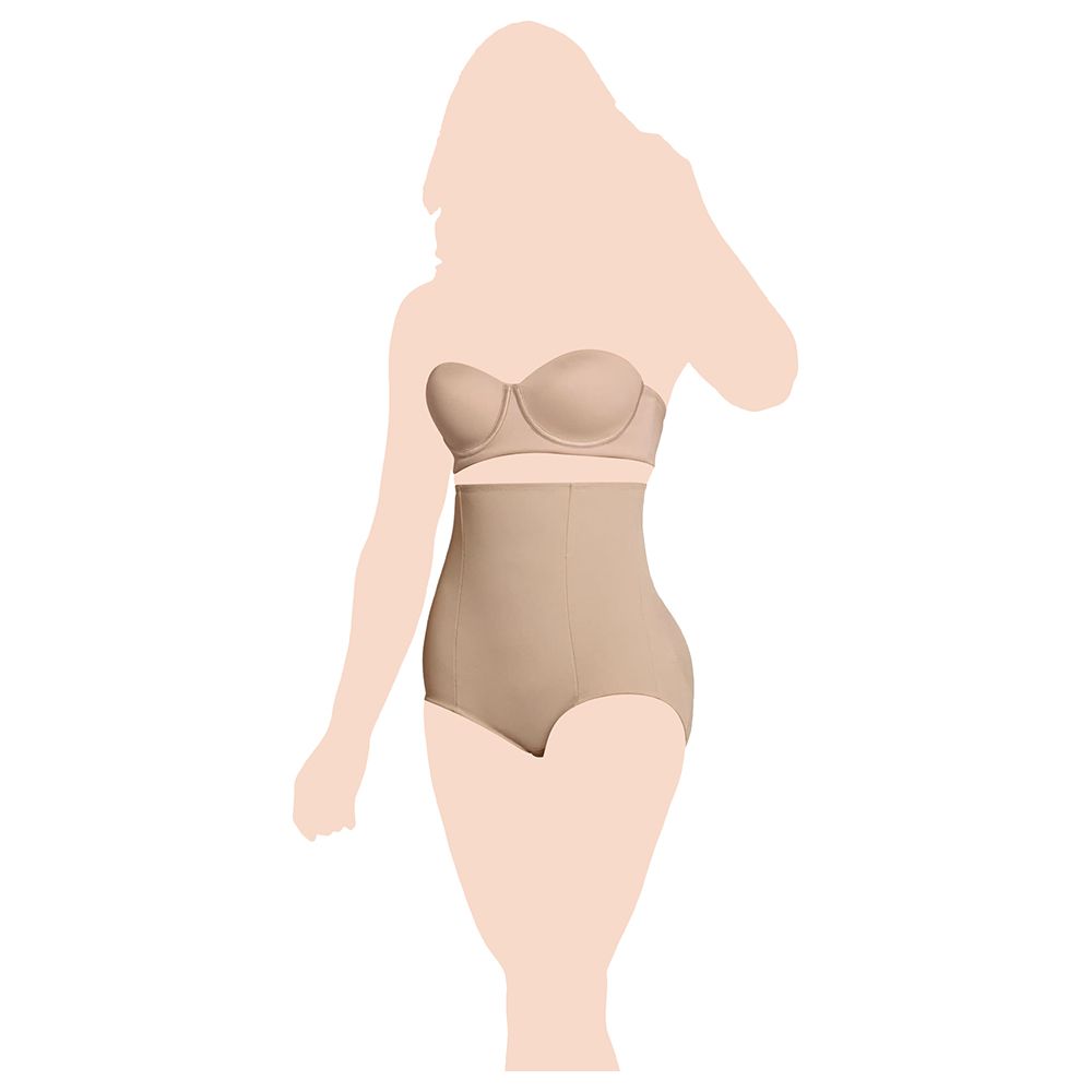 Mums & Bumps - Leonisa Mid-Thigh Body Shaper - Black