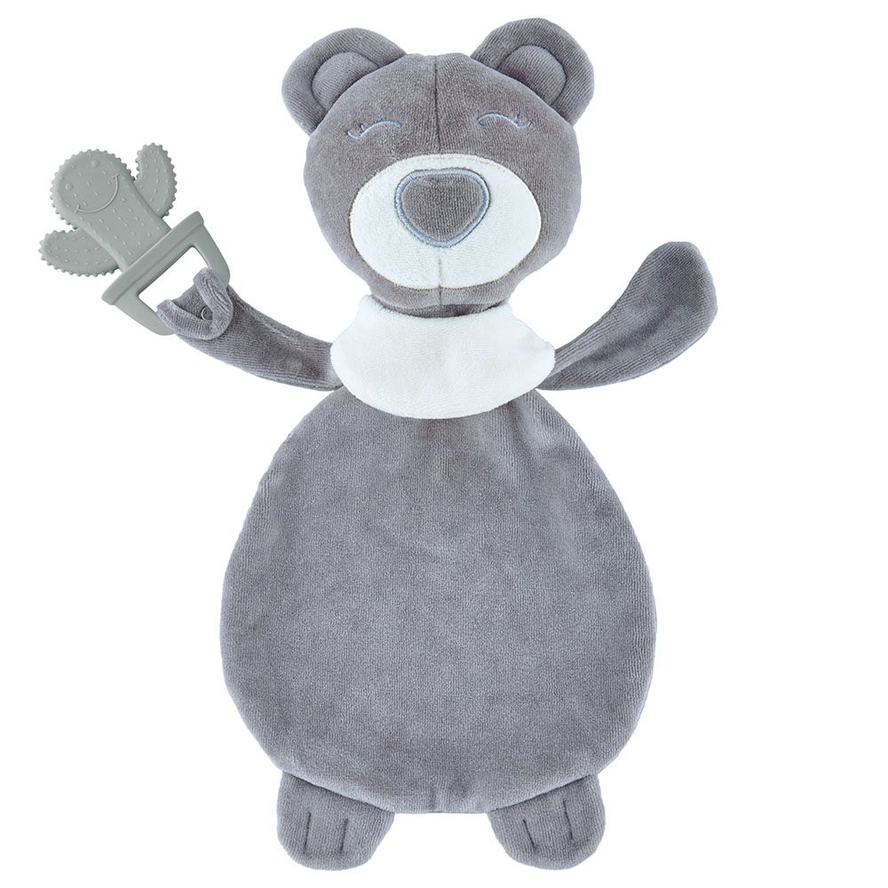 Babyjem Sleep Teddy Bear Teether Grey