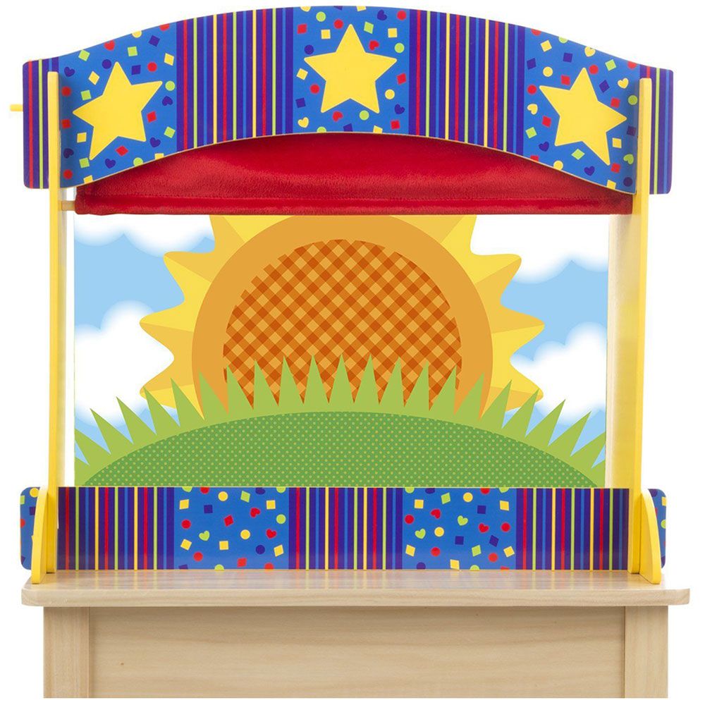 Melissa & sales doug puppet theater