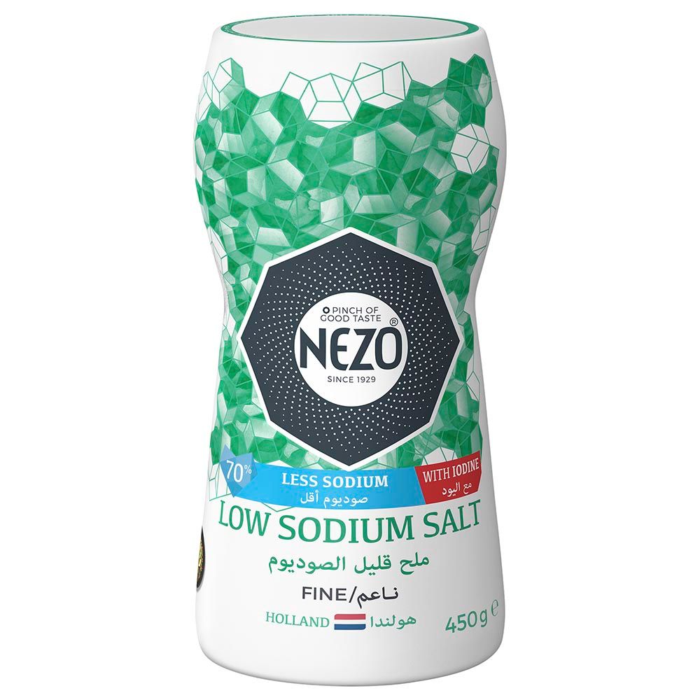 Nezo Low Sodium Salt Iodized 450 g - Buy Online