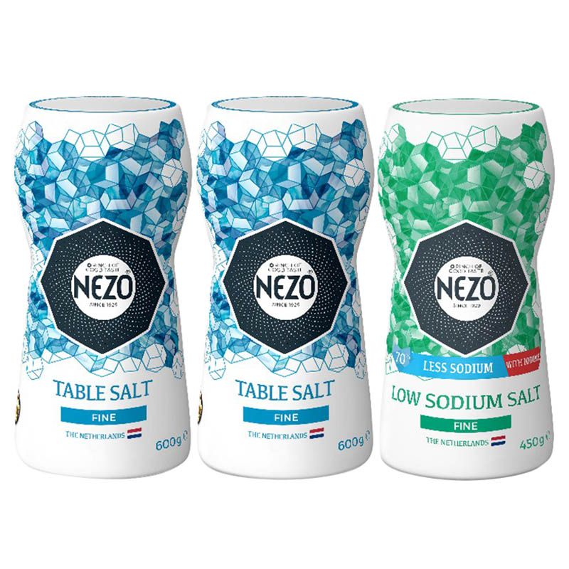 Nezo Iodized Low Sodium Salt 450g