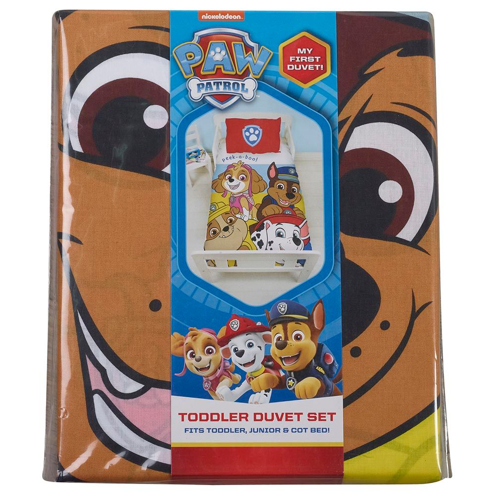 Paw patrol cot store bed duvet cover