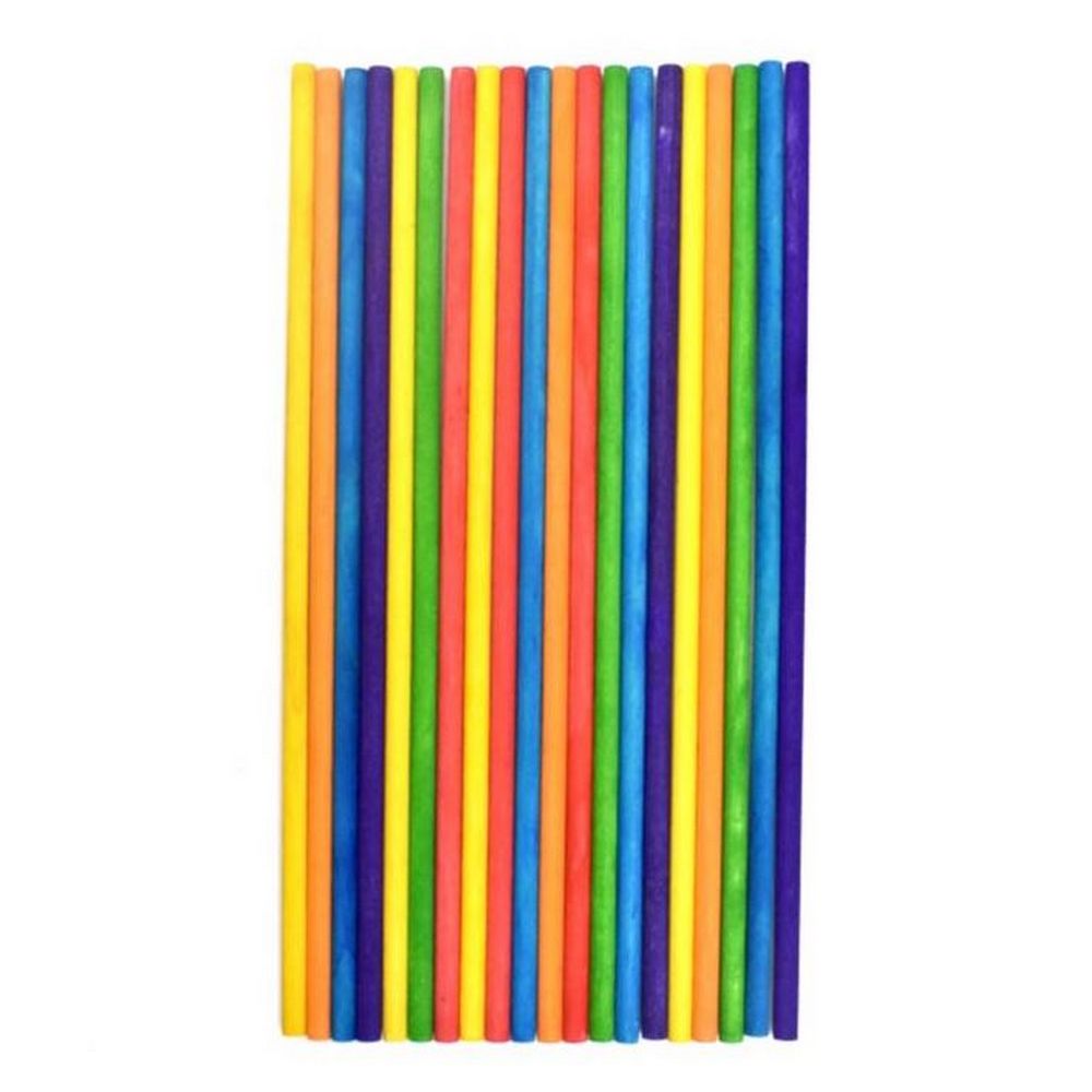Mindset - Wooden Colorful Dowels Sticks 15cm 20pcs
